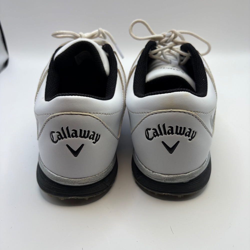 Callaway CGW105WT Womens White Spikeless Golf Shoes Size 8 Low Top Sneakers - Picture 3 of 7